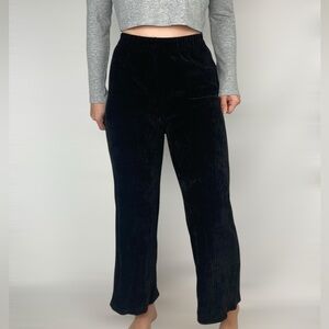 SNDYS‎ Chenille Velvet High Rise Wide Leg Pant